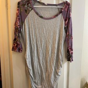 Raglan maternity 3/4 sleeve Shirts